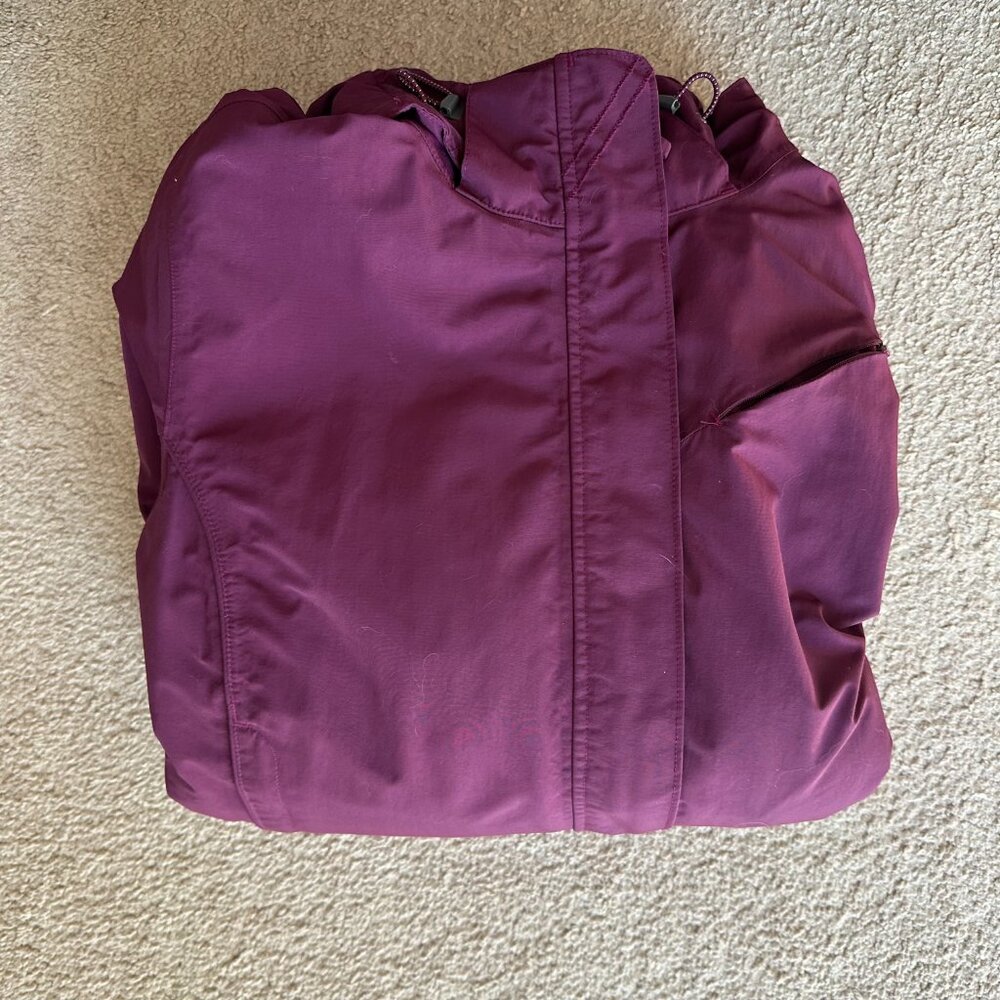 Lands End Jacket Womens 3X 24W-26W Squall Full Zip Hood Parka Nylon Waterproof - Picture 14 of 14